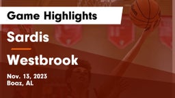 Sardis  vs Westbrook  Game Highlights - Nov. 13, 2023