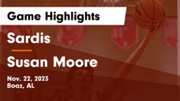 Sardis  vs Susan Moore Game Highlights - Nov. 22, 2023