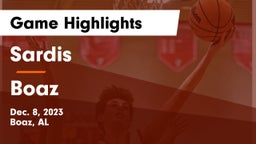 Sardis  vs Boaz Game Highlights - Dec. 8, 2023