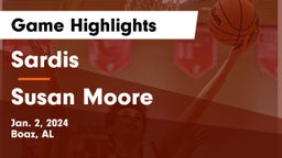 Sardis  vs Susan Moore Game Highlights - Jan. 2, 2024