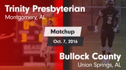 Matchup: Trinity vs. Bullock County  2016