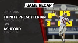 Recap: Trinity Presbyterian  vs. Ashford  2016