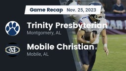 Recap: Trinity Presbyterian  vs. Mobile Christian  2023