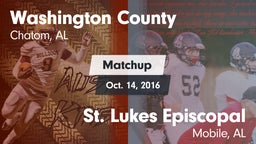 Matchup: Washington County vs. St. Lukes Episcopal  2016