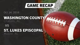 Recap: Washington County  vs. St. Lukes Episcopal  2016