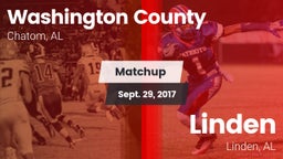 Matchup: Washington County vs. Linden  2017