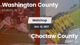 Matchup: Washington County vs. Choctaw County  2017