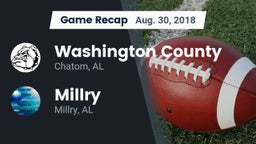 Recap: Washington County  vs. Millry  2018