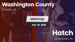 Matchup: Washington County vs. Hatch  2018