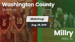 Matchup: Washington County vs. Millry  2019