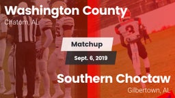 Matchup: Washington County vs. Southern Choctaw  2019