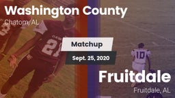 Matchup: Washington County vs. Fruitdale  2020