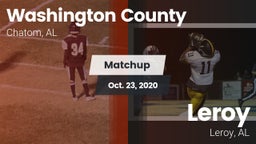 Matchup: Washington County vs. Leroy  2020