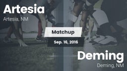 Matchup: Artesia  vs. Deming  2016