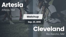 Matchup: Artesia  vs. Cleveland  2016