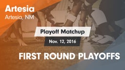 Matchup: Artesia  vs. FIRST ROUND PLAYOFFS 2016