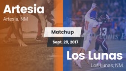 Matchup: Artesia  vs. Los Lunas  2017