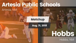 Matchup: Artesia  vs. Hobbs  2018