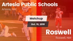 Matchup: Artesia  vs. Roswell  2018