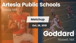 Matchup: Artesia  vs. Goddard  2018