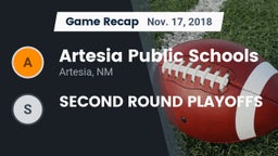 Recap: Artesia Public Schools vs. SECOND ROUND PLAYOFFS 2018