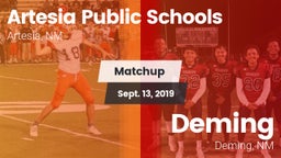 Matchup: Artesia  vs. Deming  2019
