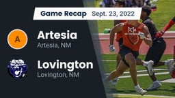 Recap: Artesia  vs. Lovington  2022