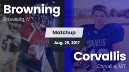 Matchup: Browning  vs. Corvallis  2017
