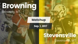 Matchup: Browning  vs. Stevensville  2017