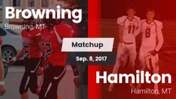 Matchup: Browning  vs. Hamilton  2017