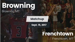 Matchup: Browning  vs. Frenchtown  2017