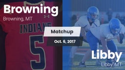 Matchup: Browning  vs. Libby  2017