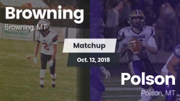 Matchup: Browning  vs. Polson  2018