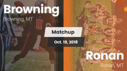 Matchup: Browning  vs. Ronan  2018