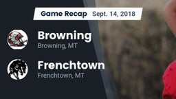 Recap: Browning  vs. Frenchtown  2018