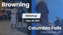 Matchup: Browning  vs. Columbia Falls  2020
