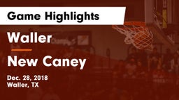 Waller  vs New Caney  Game Highlights - Dec. 28, 2018