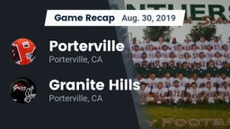 Recap: Porterville  vs. Granite Hills  2019