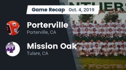 Recap: Porterville  vs. Mission Oak  2019