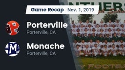Recap: Porterville  vs. Monache  2019