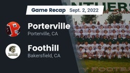 Recap: Porterville  vs. Foothill  2022