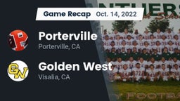 Recap: Porterville  vs. Golden West  2022