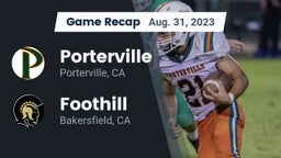 Recap: Porterville  vs. Foothill  2023