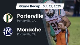 Recap: Porterville  vs. Monache  2023
