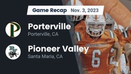 Recap: Porterville  vs. Pioneer Valley  2023