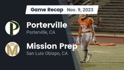 Recap: Porterville  vs. Mission Prep 2023