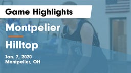 Montpelier  vs Hilltop  Game Highlights - Jan. 7, 2020