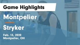 Montpelier  vs Stryker  Game Highlights - Feb. 13, 2020