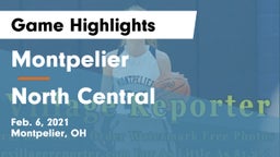 Montpelier  vs North Central  Game Highlights - Feb. 6, 2021