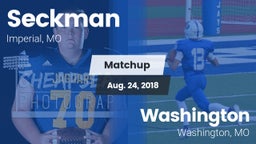 Matchup: Seckman  vs. Washington  2018